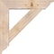 Ekena Millwork Traditional Traditional Smooth Bracket w/ Offset Brace, Douglas Fir, 7 1/2"W x 34"D x 34"H BKT0806X34X34TRA01SDF - alternate 2